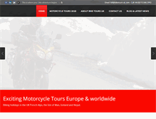 Tablet Screenshot of motorbiketours.org