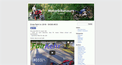Desktop Screenshot of motorbiketours.de