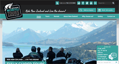 Desktop Screenshot of motorbiketours.co.nz